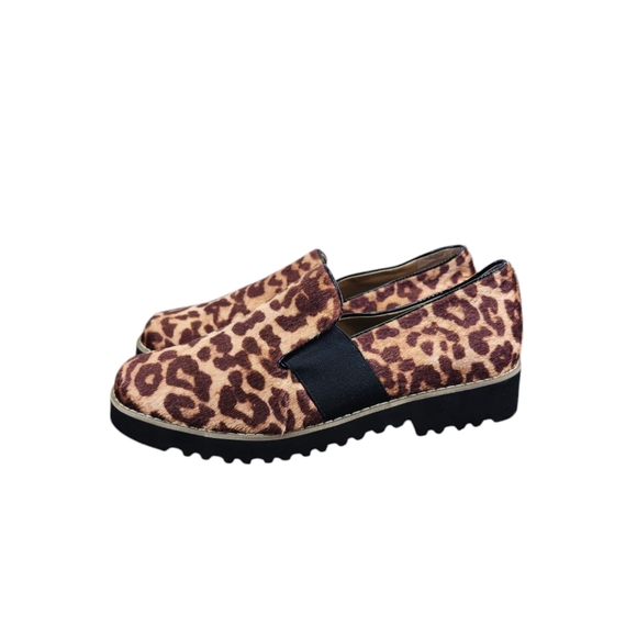 Comfort View Taren Leopard Print Hair Slip On Womens Loafers Shoe Size 8.5 - Picture 1 of 9